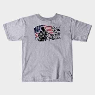 Proud Son Of an Army Veteran Kids T-Shirt